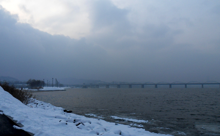 세빛섬에서 바라본 '동작대교'