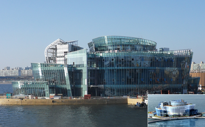 2011년 1월 6일 '가빛섬' 공사현장